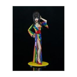 NECA Elvira Over The Rainbow Figura articulada de colección con vestido arcoíris y accesorios NECA Elvira Over The Rainbow Figura articulada de colección con vestido arcoíris y accesorios