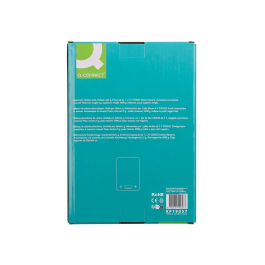 Q-connect KF19057 Báscula Digital de Precisión con Pantalla LCD | Capacidad 5 kg | Precisión 1 gr | 200x135x16mm