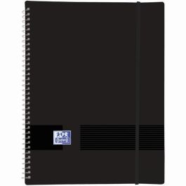 Oxford Carpeta Con 30 Fundas Cristal 50 Micras Espiral A4 Cierre C-Goma Plástico Opaco Negro Precio: 5.50000055. SKU: B1B47BQS84