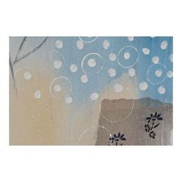 DKD Home Decor Cuadro Moderno Abstracto para Decoración de Hogar Lienzo y Pino Azul 100x80x4 cm (Pack de 2 Unidades)