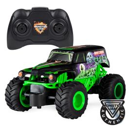 Spin Master 6044955 Monster Jam Grave Digger Coche Teledirigido RC Escala 1:24 Oficial +3 años