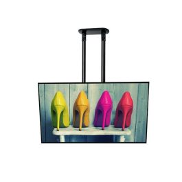 B-Tech Soporte Techo Pantallas Grandes BT8449, 65"-100", VESA 1000x600mm, 80 Kg