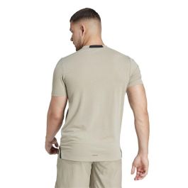 Camiseta de Manga Corta Hombre Adidas Essentials D4T Gris S