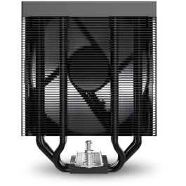 Sharkoon A40 RGB Refrigerador de CPU de torre única, Ventilador 120mm RGB con efecto espejo, 4 tubos de calor, TDP 220W, Negro