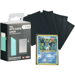 Konix Fundas para Cartas Mate 66 x 91 mm 100 Unidades Azul Turquesa - Magic: The Gathering, Pokemon, Competicion Precio: 21.58999975. SKU: B1CJQVZRQ8