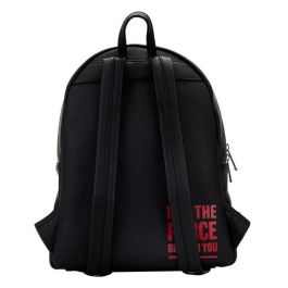 Loungefly Mochila Star Wars Trilogía de Precuelas, 34cm, Piel Vegana, con Bolsillos Laterales y Forro a Juego