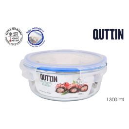 Fiambrera hermética Red 20.5 cm 1.3L - Quttin (6 Unidades) Precio: 28.49999999. SKU: B16C5QGT7L