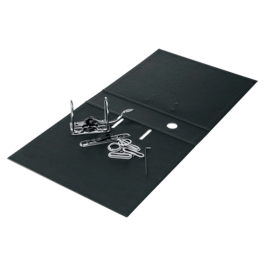 Leitz Archivador de Palanca Recycled DIN A4, Lomo 80 mm, Capacidad 180 Hojas, Cartón Reciclado, Negro