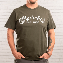 MARTIN Camiseta Cf Martin Olive W/Logo (S)
