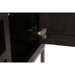 Mueble de TV DKD Home Decor 140 x 40 x 55 cm Negro Metal Acacia