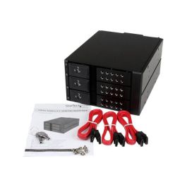 Rack Startech HSB3SATSASBA Negro 3,5" Portátil