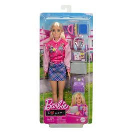 Mattel Barbie Muñeca Hrg84 Estudiante con Mochila, Portátil y Accesorios de Clase para Niños +3 Años
