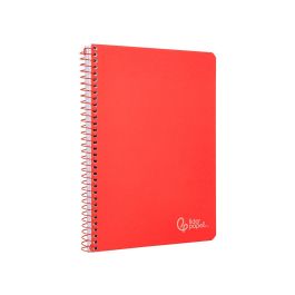 Liderpapel Witty Cuaderno Espiral DIN A4 Tapa Dura 80 Hojas 90g Rayado Horizontal con Margen Rojo Liderpapel Witty Cuaderno Espiral DIN A4 Tapa Dura 80 Hojas 90g Rayado Horizontal con Margen Rojo