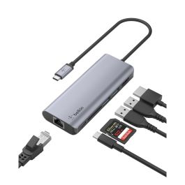 Hub USB Belkin AVC008BTSGY Plateado
