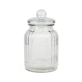 La Mediterranea Tarro Vidrio Cuisine 2500 ml 14x14x25.5 cm (6 Unidades)