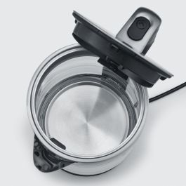 Severin WK 3420 Tetera / Hervidor de Agua de Vidrio y Acero Inoxidable, 1.7 L, 2200 W