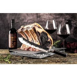 Cuchillo de carnicero - FORJADO - SEBRA - Acero japonés 440C - Mango de madera de Dalbergia - L 25,5 cm Precio: 87.68144. SKU: B1ANLJLWZH