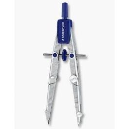 Staedtler Set de Compás Escolar Noris 550 con Rueda Central, Alargadera y Adaptador Universal