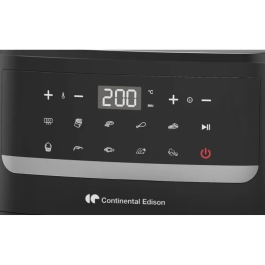 Continental Edison Freidora de Aire CEFR240092L - 9.2 L - 1800 W - Negra