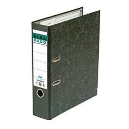 Elba Archivador Palanca A4 Lomo Ancho Rado Clásico Cartón Forrado Jaspeado Negro Precio: 5.50000055. SKU: B15RJWNKVJ