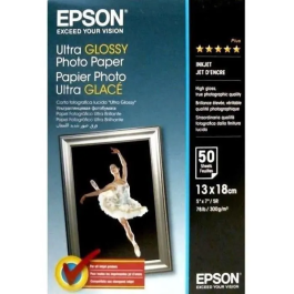 Epson Papel Ultra Glossy Photo Paper 13x18 300GR. (50hojas) Precio: 22.49999961. SKU: B168DX6VSP