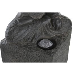 DKD Home Decor Figura de Jardín Solar LED Cobrizo de Magnesia 46x27x24 cm para Terraza y Exterior