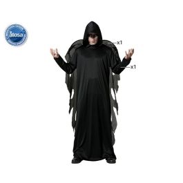 Disfraz Ángel Negro Con Alas Para Hombre Adulto Halloween Talla XS-S