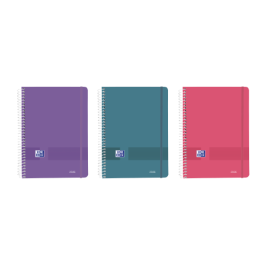 Oxford Agenda Anual Live&Go Espiral A5 128 Hojas Colores Surtidos Vivos 2026