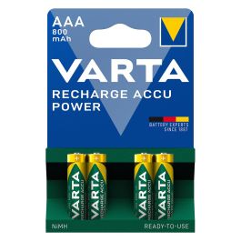 Varta 56703101404 Pilas Recargables Ni-MH HR03 AAA 800mAh Accu Power 4uds