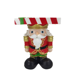 DKD Home Decor Mesita Auxiliar Navidad Tradicional Cascanueces LED Resina Multicolor - Mesa con Iluminación a Baterías AA - 27x37x47 cm (Largo x Ancho x Alto) Precio: 86.68999988. SKU: B1EWZC877H