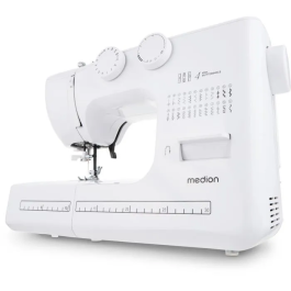 Medion Máquina de Coser SM 60 MED4061275230888, 62W, 24 Puntadas + Dobles, 700 rpm, LED, Blanco Precio: 145.58999994. SKU: B19YD3JST9