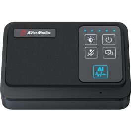 AVerMedia AW111 PA511D Micrófono de Escritorio Inalámbrico USB-C Negro para PA511D, reducción de ruido, 20h batería