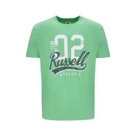 Camiseta de Manga Corta Hombre Russell Athletic Amt A30101 Verde Claro