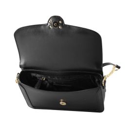 Bolso Bandolera Michael Kors Leida Negro 24 x 17 x 6 cm