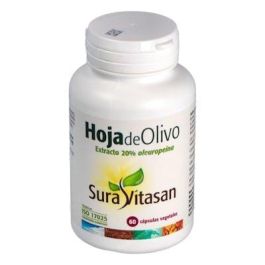 SURA VITASAN Hoja de Olivo 1000mg 20% Oleuropeína 60 Cápsulas, Extracto Estandarizado para Tensión Normal Precio: 25.7900005. SKU: B1H873C3CA