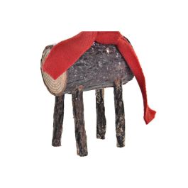 DKD Home Decor Figura Decorativa de Navidad Reno Alpina de Abedul y Purpurina Natural y Rojo 9x23x10 cm (Pack de 2 Unidades) DKD Home Decor Figura Decorativa de Navidad Reno Alpina de Abedul y Purpurina Natural y Rojo 9x23x10 cm (Pack de 2 Unidades)