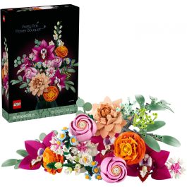 LEGO Juego de Construcción Ramo de Flores Fantasía en Rosa Botanicals +18 años