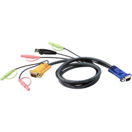 Aten 2L-5302U Cable KVM USB con Audio y SPHD 3 en 1 de 1.8 Metros Precio: 24.58999994. SKU: B1JC4L6YGV