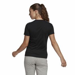 Camiseta de Manga Corta Mujer Adidas 3S T Negro