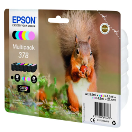 EPSON Multipack 6-colours 378 Claria Photo HD Ink ARDILLA