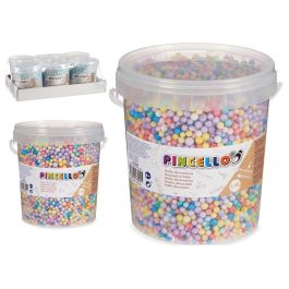 Bote de Bolas de Poliespan Multicolor Pincello 13.5x14x14.5 cm (6 Unidades) Bote de Bolas de Poliespan Multicolor Pincello 13.5x14x14.5 cm (6 Unidades)