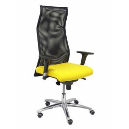 Sillon Piqueras Y Crespo Sahuco Xl Direccion Hasta 160 Kg Mecanismo Sincro Brazos Regulables En Altura Respaldo Malla Transpirable Negra Asiento A Medida Con Espuma Viscoelastica Y Tapizado Bali Amarillo Precio: 606.49999949. SKU: S5703091