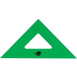 Liderpapel Escuadra acrílico verde 21 cm