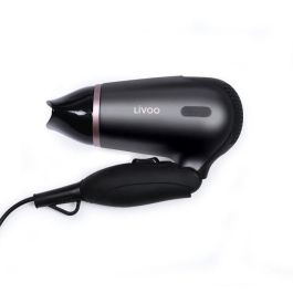 LIVOO DOS175 - Secador de pelo de viaje - 2 velocidades - Bi-voltaje: 120/230 Voltios - Mango ergonómico plegable LIVOO DOS175 - Secador de pelo de viaje - 2 velocidades - Bi-voltaje: 120/230 Voltios - Mango ergonómico plegable