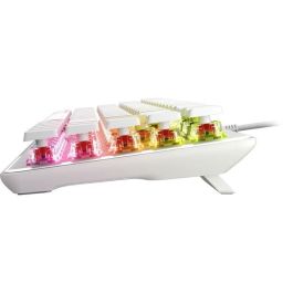 Teclado mecánico óptico inalámbrico para juegos Turtle Beach Vulcan II Mini, color blanco Teclado mecánico óptico inalámbrico para juegos Turtle Beach Vulcan II Mini, color blanco