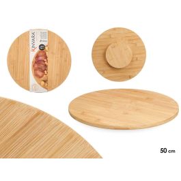 Kinvara Tabla Bambú Giratoria Natural 50x2.5x50 cm Precio: 89.7336. SKU: B16W8HHZGL