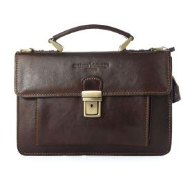 Bolso Mujer Maison Heritage EDMOND-MARRON-FONCE Marrón 26 x 18 x 8 cm Precio: 143.58999941. SKU: S0368390