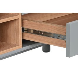 DKD Home Decor Mueble TV Urban Gris MDF y PU 140 x 55 x 40 cm