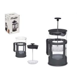 Tetera de Vidrio con Embolo Vivalto 600 ml, 12.5x17.5x9.5 cm (12 Unidades) Precio: 37.89999994. SKU: B1JHKMGEPY