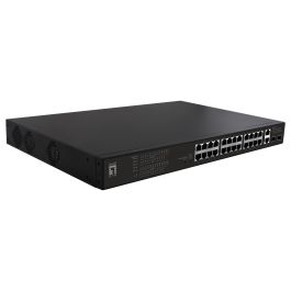 LevelOne FGP-2831 Switch No Administrado 24 Puertos PoE+ 10/100 Ethernet, 2 Gigabit Ethernet, 2 SFP, Montaje en Rack 390W Precio: 405.58999987. SKU: B1GVSQHR62